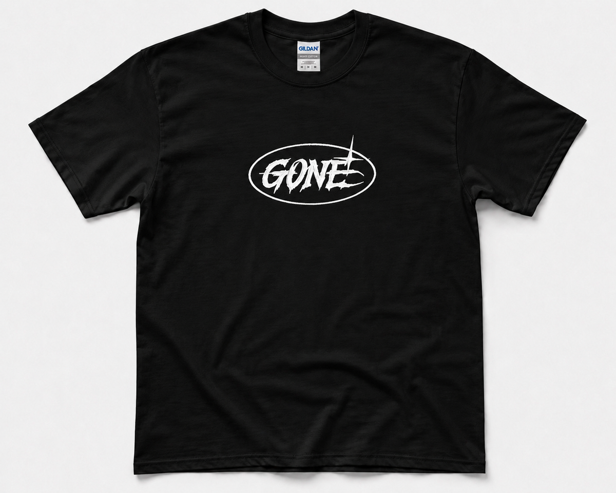 Drop 002 Lightweight Logo Tee (in black)